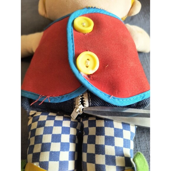 Vintage Playschool Dapper Dan Teaching Doll 10” 1970 Hong Kong - Picture 7 of 12